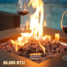 Load image into Gallery viewer, Gas Fire Pit Table 28 Inch Propane 50,000 BTU with Free Lava Rocks &amp; Lid