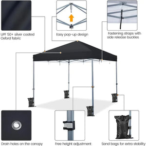 Commercial Gazebo Canopy - 12' x 12' Portable Instant Pop-Up Outdoor Tent