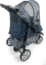 Load image into Gallery viewer, Pet Stroller - Gen7Pets Monaco Blue, Comfortable Travel Solution for Your Pet