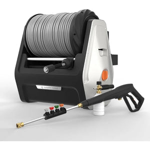 Powerful Electric Wall Mounted Pressure Washer - Tools Pressure Washer Plus+, 100ft Hose