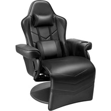 Load image into Gallery viewer, Video Gaming Recliner Chair, PU Leather Ergonomic Adjustable Racing Style Sofa with Footrest