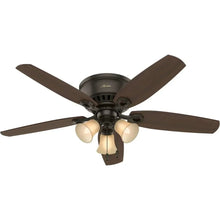 Load image into Gallery viewer, 52-Inch Bronze Indoor Ceiling Fan with Light | Low-Profile Energy Star Design