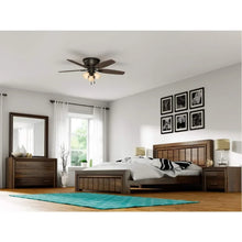 Load image into Gallery viewer, 52-Inch Bronze Indoor Ceiling Fan with Light | Low-Profile Energy Star Design