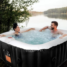 Load image into Gallery viewer, 2-3 Person Inflatable Hot Tub Spa | Portable Outdoor Heated w/ 120 Jets