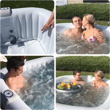 Load image into Gallery viewer, 2-3 Person Inflatable Hot Tub Spa | Portable Outdoor Heated w/ 120 Jets