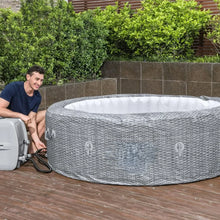 Load image into Gallery viewer, Inflatable Hot Tub - 7 Person Portable Outdoor Spa, 180 Air Jets, Insulated Cover