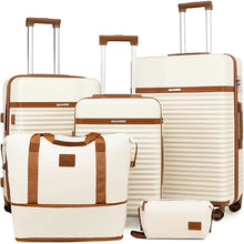 Load image into Gallery viewer, Rolling Suitcase Luggage Set - 3 Piece Expandable Carry-On with Spinner Wheels