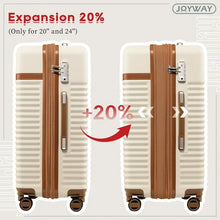 Load image into Gallery viewer, Rolling Suitcase Luggage Set - 3 Piece Expandable Carry-On with Spinner Wheels