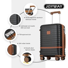 Load image into Gallery viewer, Expandable Travel Luggage Set - 3 Piece Suitcases with Spinner Wheels, TSA Lock