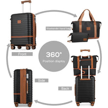 Load image into Gallery viewer, Expandable Travel Luggage Set - 3 Piece Suitcases with Spinner Wheels, TSA Lock