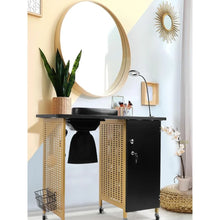 Load image into Gallery viewer, Manicure Nail Table - Mobile Nail Station with Built-In Dust Collector