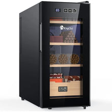 Load image into Gallery viewer, Electronic Cigar Humidor Cabinet - 26L, Cooling/Heating, Spanish Cedar Shelves