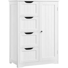 Load image into Gallery viewer, Spacious 4-Drawer Bathroom Floor Cabinet with Single Door, Versatile Freestanding Storage