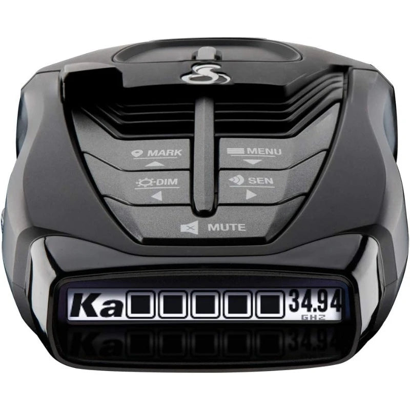 Powerful Laser & Radar Detector with Long Range, Bluetooth, Front/Rear Monitoring