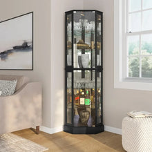 Load image into Gallery viewer, Living Room Display Cabinet - Triple Glazed Tempered Glass Doors &amp; Shelves