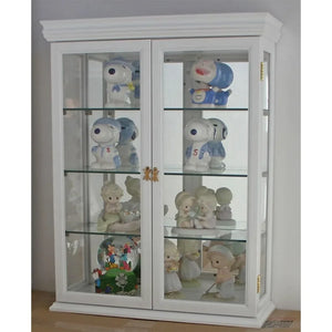 Glass Display Cabinet - Curio Living Room Display with Door