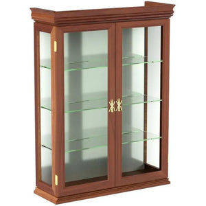 Glass Display Cabinet - Curio Living Room Display with Door