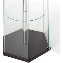 Load image into Gallery viewer, Elegant Hexagon Glass Curio Cabinet - Traditional 3-Shelf Display Cabinet