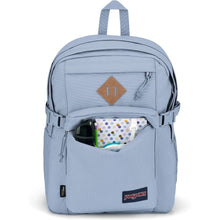 Load image into Gallery viewer, Travel or Work Bookbag with 15&quot; Laptop Pack and Leather Accents