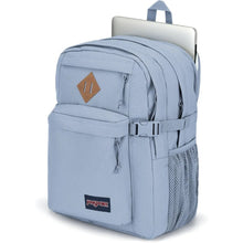 Load image into Gallery viewer, Travel or Work Bookbag with 15&quot; Laptop Pack and Leather Accents