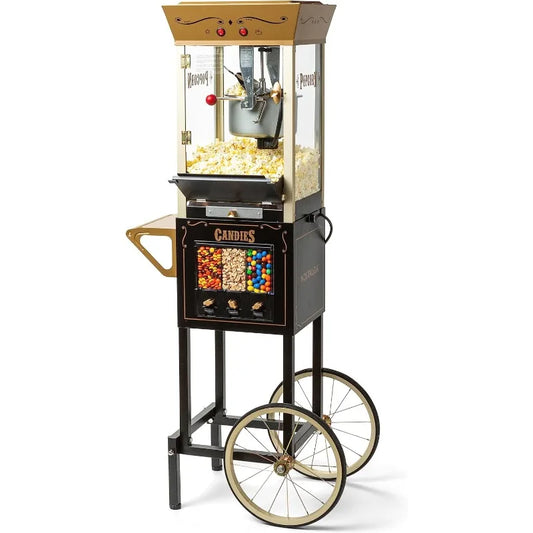 Maker Machine Coffee Cart - 8oz Kettle, 32-Cup Dispenser, Professional Grade