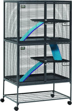 Load image into Gallery viewer, Homes for Pets Deluxe Nation Small Animal Cage, Double Unit for Hamsters, Gerbils, Mice