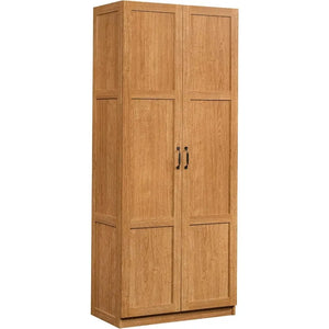 Sturdy Oak Storage Pantry Cabinet - 29.61" x 16.10" x 71.10" Dimensions