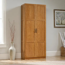 Load image into Gallery viewer, Sturdy Oak Storage Pantry Cabinet - 29.61&quot; x 16.10&quot; x 71.10&quot; Dimensions