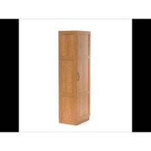 Load image into Gallery viewer, 60&quot; Oak Locker - Storage Cabinet Dimensions: 17.99&quot; L x 13.94&quot; W x 60&quot; H