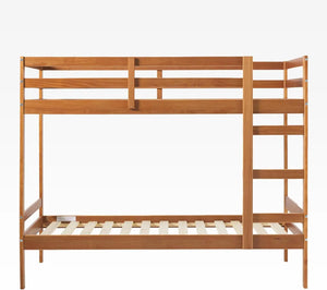 Modern Twin Children's Bed Frame, Caramel-Colored Bedroom Furniture