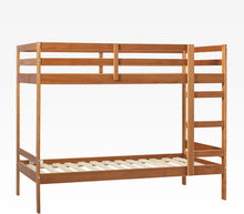 Load image into Gallery viewer, Modern Twin Children&#39;s Bed Frame, Caramel-Colored Bedroom Furniture