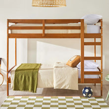 Load image into Gallery viewer, Modern Twin Children&#39;s Bed Frame, Caramel-Colored Bedroom Furniture