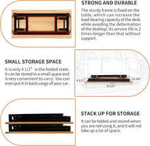 Load image into Gallery viewer, Foldable 31.5&quot; Computer Desk, Compact Folding Desk for Home Office or Dorm