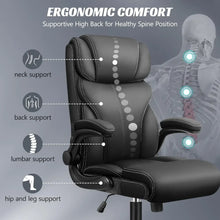 Load image into Gallery viewer, Ergonomic Big &amp; Tall Office Chair, High Back with Adjustable Flip-Up Armrests