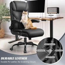 Load image into Gallery viewer, Ergonomic Big &amp; Tall Office Chair, High Back with Adjustable Flip-Up Armrests