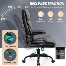 Load image into Gallery viewer, Ergonomic Big &amp; Tall Office Chair, High Back with Adjustable Flip-Up Armrests