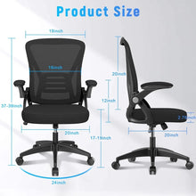 Load image into Gallery viewer, Adjustable Mid-Back Mesh Office Chair - Breathable Design for Home/Study