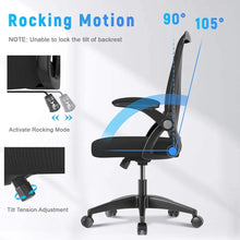 Load image into Gallery viewer, Adjustable Mid-Back Mesh Office Chair - Breathable Design for Home/Study