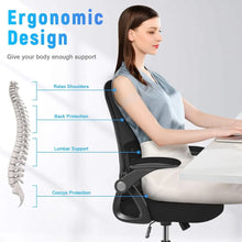 Load image into Gallery viewer, Adjustable Mid-Back Mesh Office Chair - Breathable Design for Home/Study