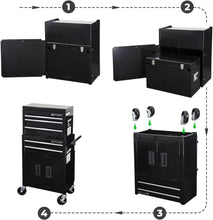 Load image into Gallery viewer, 5-Drawer Rolling Tool Chest Cabinet, 20-Inch Locking Storage on Wheels