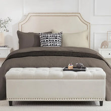 Load image into Gallery viewer, Spacious 50.8&quot; Storage Ottoman Bench, Multipurpose Bedroom Storage Solution