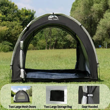 Load image into Gallery viewer, Large 8x7FT Outdoor Bike Storage Tent, Waterproof 2-in-1 Portable Shed