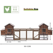 Load image into Gallery viewer, “Spacious Outdoor Chicken Coop - Waterproof Poultry Cage w/ Upgraded Nesting Boxes