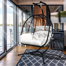 Load image into Gallery viewer, &quot;Stylish Outdoor Hanging Egg Chair – Perfect for Patio, Garden, &amp; Bedroom Swing