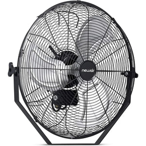 High Velocity Outdoor Wall Mounted Fan, 3 Speeds, Adjustable Tilt Head