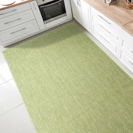"Large 8x10 Washable Outdoor Rug - Perfect for Patio, Balcony, Garden & Deck