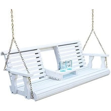 Load image into Gallery viewer, Heavy Duty 800 Lb Porch Swing | Outdoor Garden Hanging Swing Chair Console