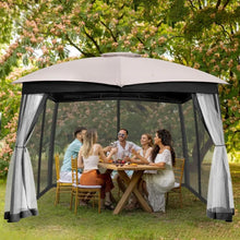 Load image into Gallery viewer, Waterproof 10x10 Canopy Tent w/ Screen | Outdoor Gazebo, Heavy Duty Steel