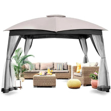 Load image into Gallery viewer, Waterproof 10x10 Canopy Tent w/ Screen | Outdoor Gazebo, Heavy Duty Steel