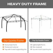 Load image into Gallery viewer, Waterproof 10x10 Canopy Tent w/ Screen | Outdoor Gazebo, Heavy Duty Steel